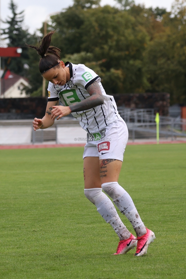 Gintra - Sturm Frauen
UEFA Womens Europa Cup, 1. Runde, FC Gintra - SK Sturm Graz Frauen, Siauliai City Municipal Stadium, 02.09.2026.Foto zeigt Lilla Sipos (Sturm Frauen)
