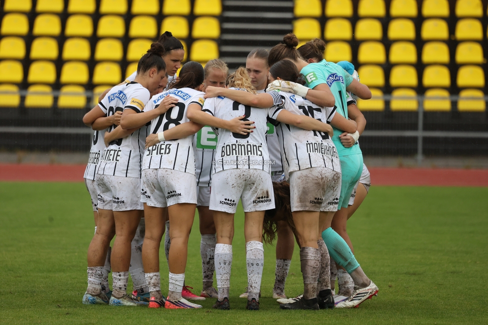 Gintra - Sturm Frauen
UEFA Womens Europa Cup, 1. Runde, FC Gintra - SK Sturm Graz Frauen, Siauliai City Municipal Stadium, 02.09.2026.Foto zeigt die Mannschaft der Sturm Frauen
