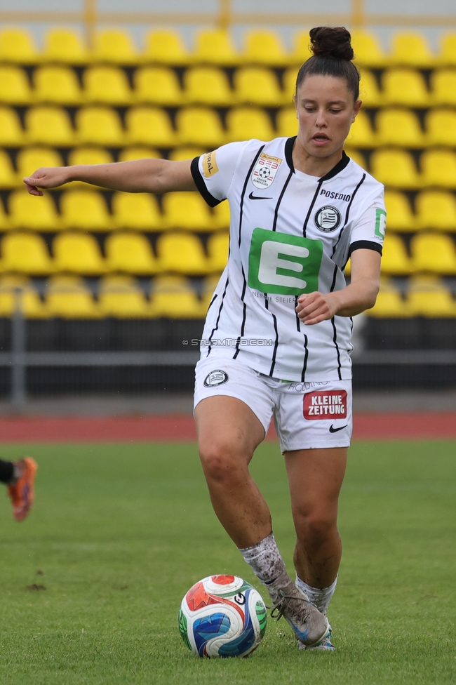 Gintra - Sturm Frauen
UEFA Womens Europa Cup, 1. Runde, FC Gintra - SK Sturm Graz Frauen, Siauliai City Municipal Stadium, 02.09.2026.Foto zeigt Julia Michelle Wattilete (Sturm Frauen)
