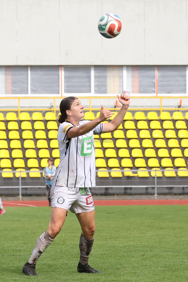 Gintra - Sturm Frauen
UEFA Womens Europa Cup, 1. Runde, FC Gintra - SK Sturm Graz Frauen, Siauliai City Municipal Stadium, 02.09.2026.Foto zeigt Sophie Maierhofer (Sturm Frauen)

