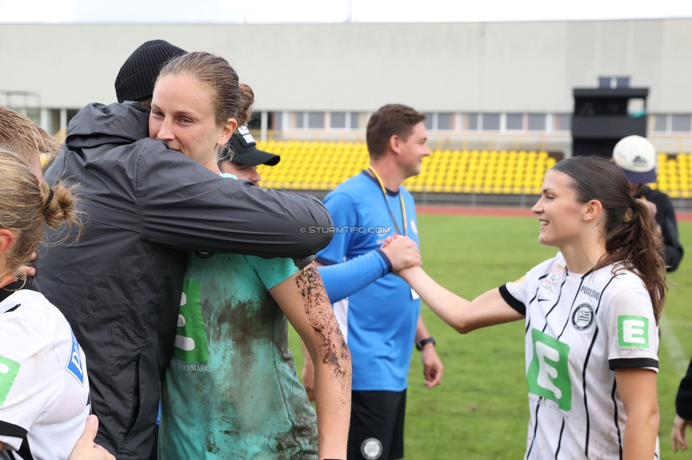 Gintra - Sturm Frauen
UEFA Womens Europa Cup, 1. Runde, FC Gintra - SK Sturm Graz Frauen, Siauliai City Municipal Stadium, 02.09.2026.Foto zeigt Sarah-Lisa Duebel (Sturm Frauen)
