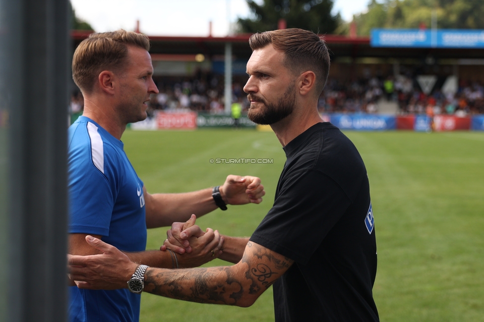 Voitsberg - Sturm Graz
OEFB Cup 2. Runde, TSV Voitsberg - SK Sturm Graz, Muenzer Bioindustrie Sportpark, Voitsberg, 05.09.2026. Foto zeigt Fabio Ingolitsch (Cheftrainer Sturm)
