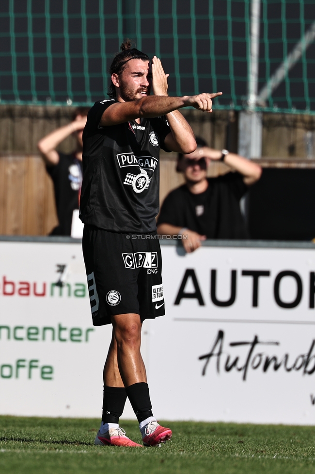 Voitsberg - Sturm Graz
OEFB Cup 2. Runde, TSV Voitsberg - SK Sturm Graz, Muenzer Bioindustrie Sportpark, Voitsberg, 05.09.2026. Foto zeigt Gizo Mamageishvili (Sturm)
