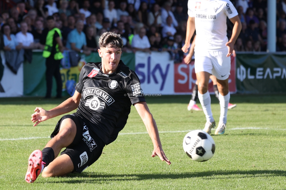 Voitsberg - Sturm Graz
OEFB Cup 2. Runde, TSV Voitsberg - SK Sturm Graz, Muenzer Bioindustrie Sportpark, Voitsberg, 05.09.2026. Foto zeigt Arjan Malic (Sturm)
