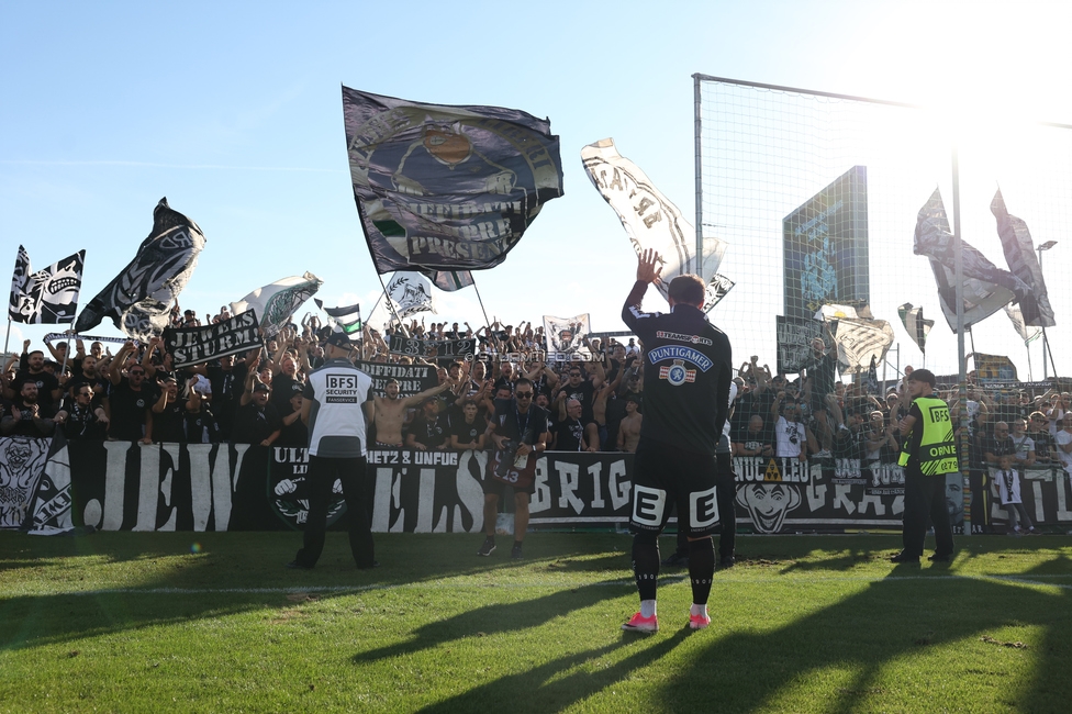 Voitsberg - Sturm Graz
OEFB Cup 2. Runde, TSV Voitsberg - SK Sturm Graz, Muenzer Bioindustrie Sportpark, Voitsberg, 05.09.2026. Foto zeigt Otar Kiteishvili (Sturm)
