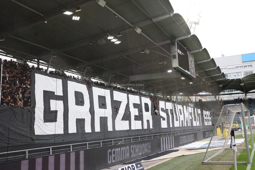 Sturm Graz - LASK
Oesterreichische Fussball Bundesliga, 6. Runde, SK Sturm Graz - Linzer ASK, Stadion Graz-Liebenau, 13.09.2026. Foto zeigt Fans von Sturm mit einer Choreografie
