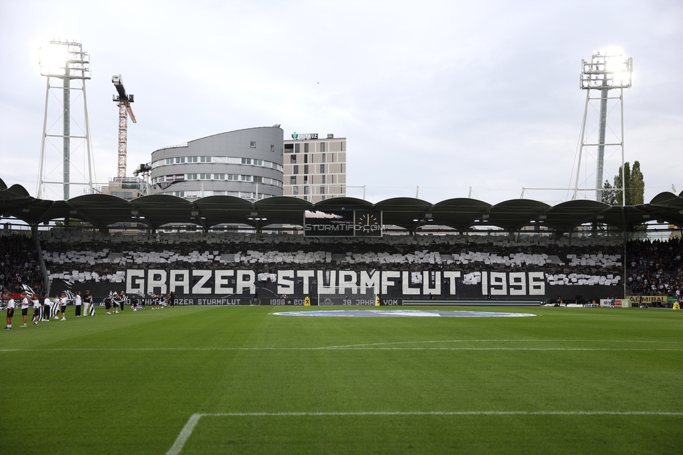 Sturm Graz - LASK
Oesterreichische Fussball Bundesliga, 6. Runde, SK Sturm Graz - Linzer ASK, Stadion Graz-Liebenau, 13.09.2026. Foto zeigt Fans von Sturm mit einer Choreografie
