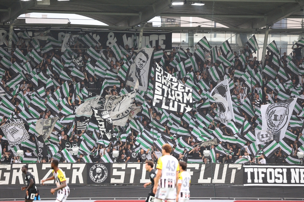 Sturm Graz - LASK
Oesterreichische Fussball Bundesliga, 6. Runde, SK Sturm Graz - Linzer ASK, Stadion Graz-Liebenau, 13.09.2026. Foto zeigt Fans von Sturm
