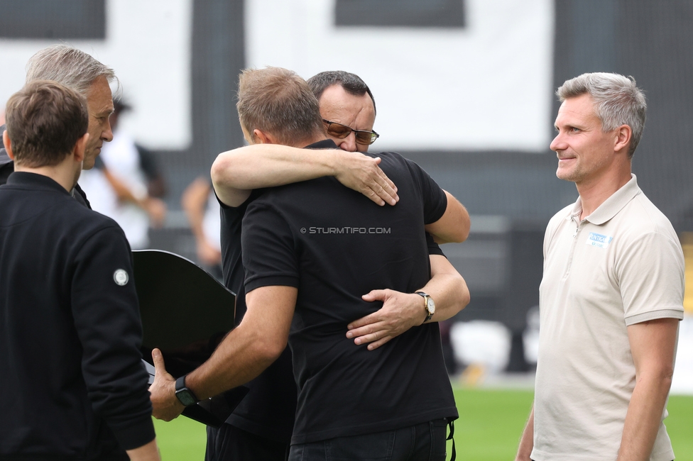 Sturm Graz - LASK
Oesterreichische Fussball Bundesliga, 6. Runde, SK Sturm Graz - Linzer ASK, Stadion Graz-Liebenau, 13.09.2026. Foto zeigt Gerhard Wallner (ehemaliger Masseur Sturm)
