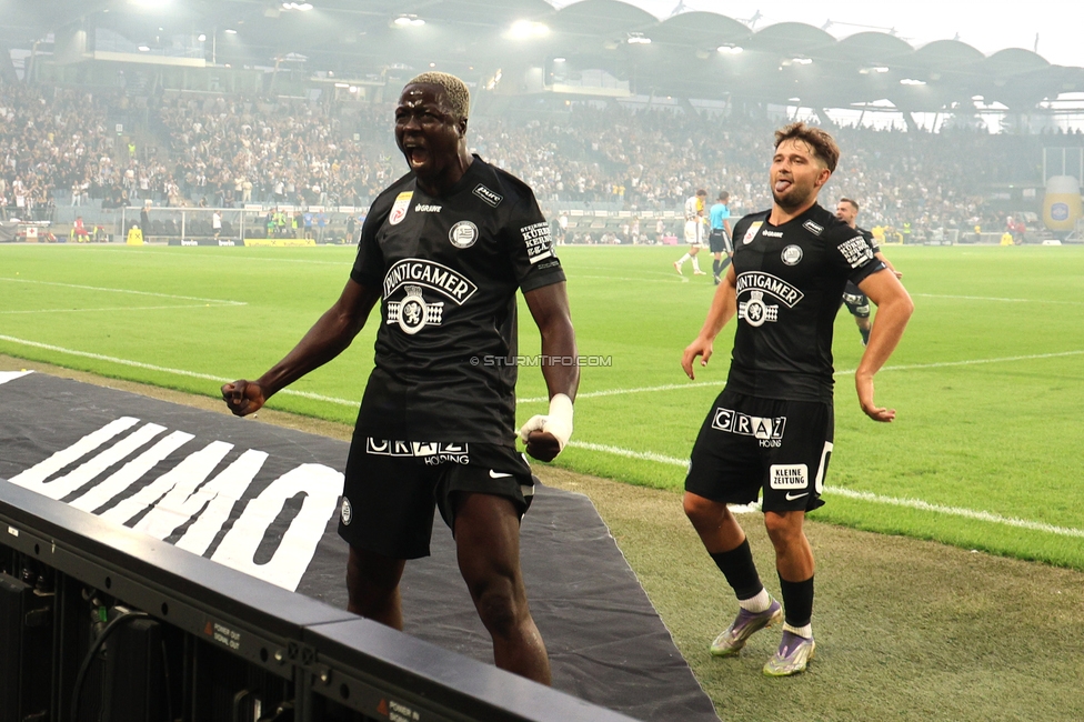 Sturm Graz - LASK
Oesterreichische Fussball Bundesliga, 6. Runde, SK Sturm Graz - Linzer ASK, Stadion Graz-Liebenau, 13.09.2026. Foto zeigt Oumar Diakite (Sturm)
