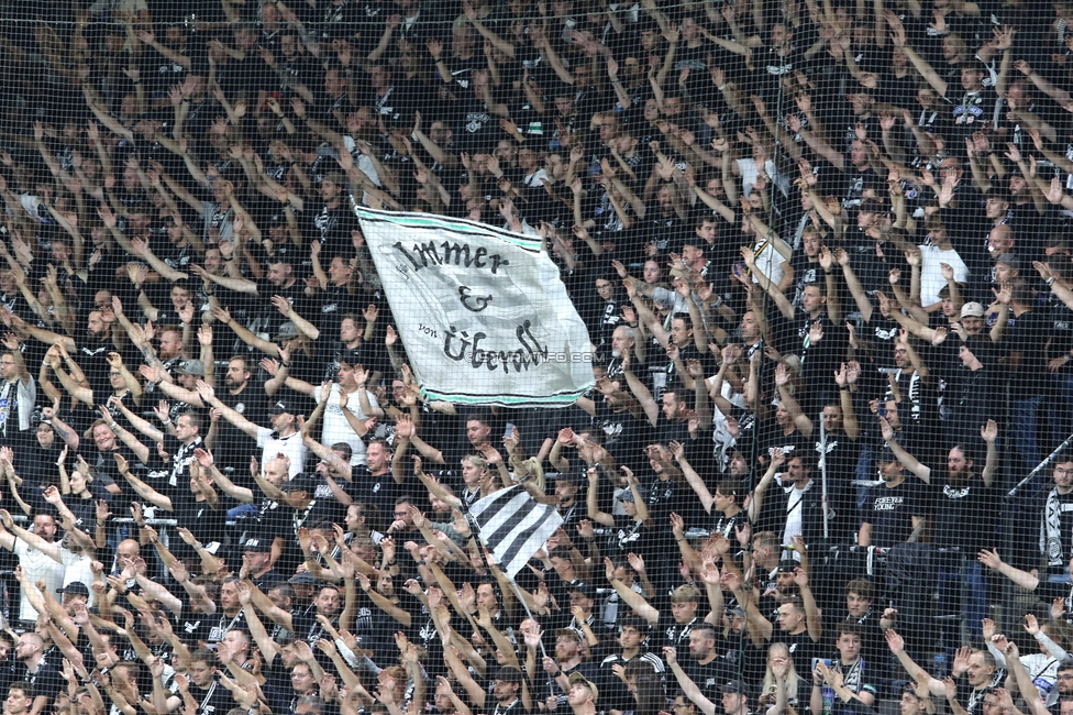 Sturm Graz - Stade Rennes
UEFA Europa League Gruppenphase 1. Spieltag, SK Sturm Graz - Stade Rennes Football Club, Stadion Graz-Liebenau Graz, 16.09.2026. Foto zeigt Fans von Sturm
