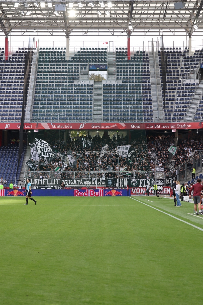 RB Salzburg - Sturm Graz
Oesterreichische Fussball Bundesliga, 7. Runde, FC RB Salzburg - SK Sturm Graz, Stadion Wals-Siezenheim, 20.09.2026.

Foto zeigt Fans von Sturm
