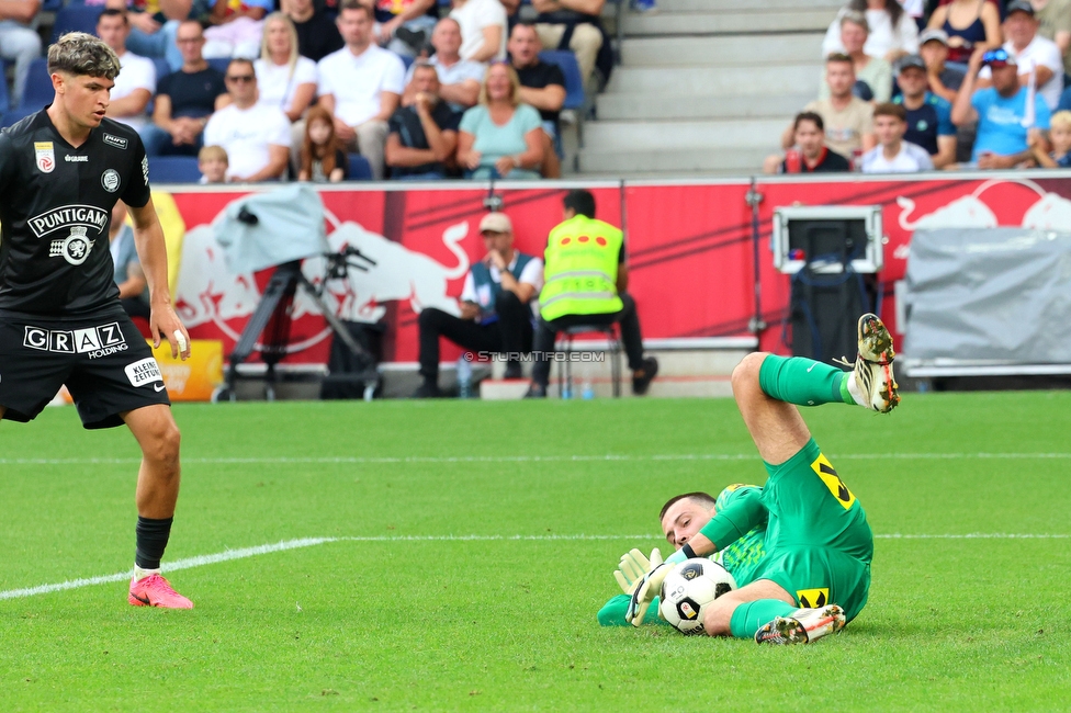 RB Salzburg - Sturm Graz
Oesterreichische Fussball Bundesliga, 7. Runde, FC RB Salzburg - SK Sturm Graz, Stadion Wals-Siezenheim, 20.09.2026.

Foto zeigt Arjan Malic (Sturm) und Daniil Khyudyakov (Sturm)
