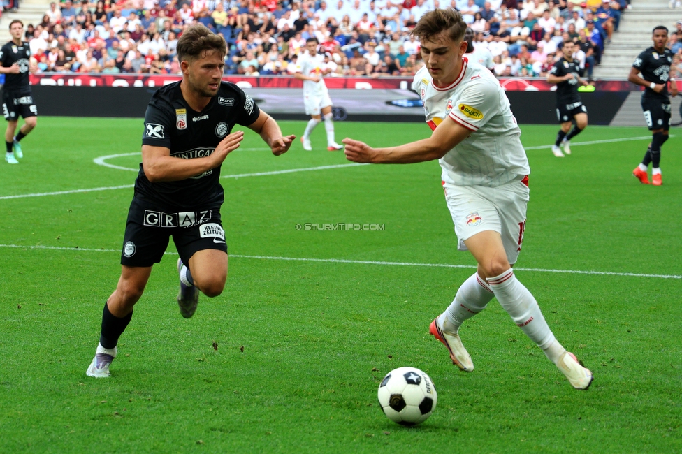 RB Salzburg - Sturm Graz
Oesterreichische Fussball Bundesliga, 7. Runde, FC RB Salzburg - SK Sturm Graz, Stadion Wals-Siezenheim, 20.09.2026.

Foto zeigt Simon Seidl (Sturm)

