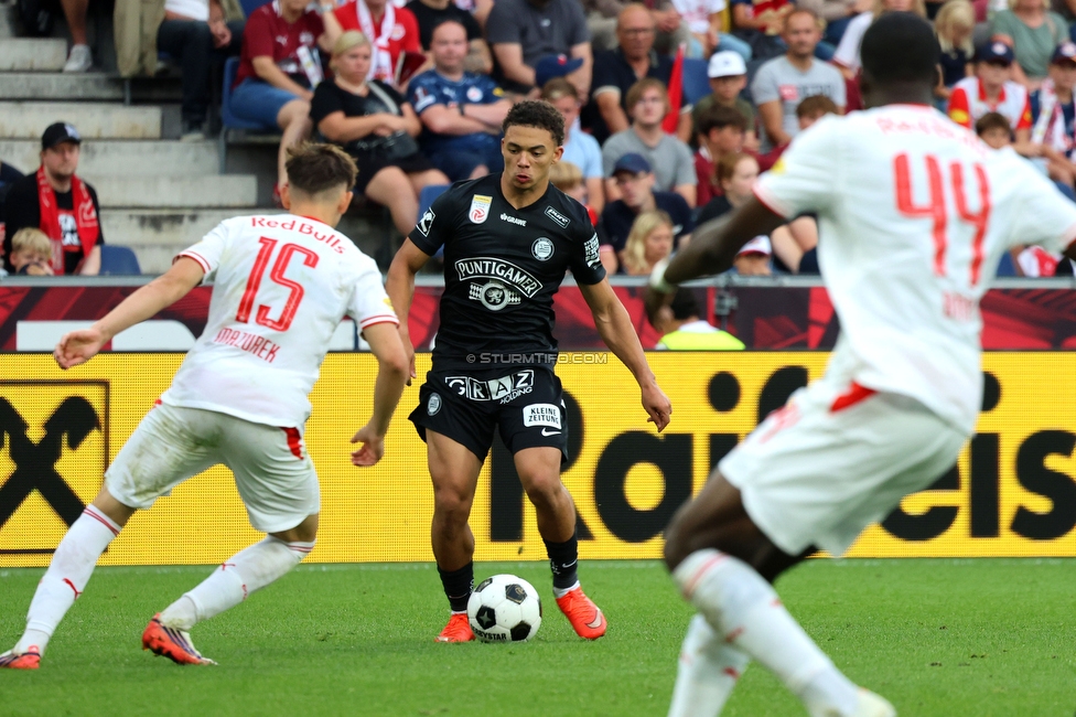 RB Salzburg - Sturm Graz
Oesterreichische Fussball Bundesliga, 7. Runde, FC RB Salzburg - SK Sturm Graz, Stadion Wals-Siezenheim, 20.09.2026.

Foto zeigt Jacob Peter Hoedl (Sturm)
