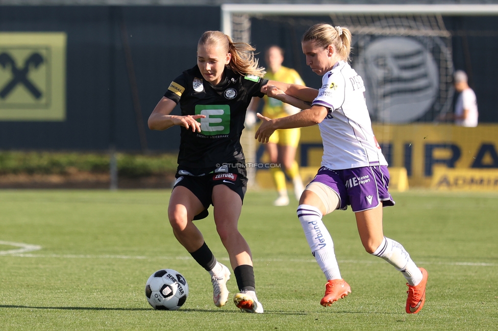 Sturm Frauen - Austria
OEFB Frauen Bundesliga, 8. Runde, SK Sturm Graz Frauen - FK Austria Wien, Trainingszentrum Messendorf, 27.09.2026. Foto zeigt Lena Breznik (Sturm Frauen)
