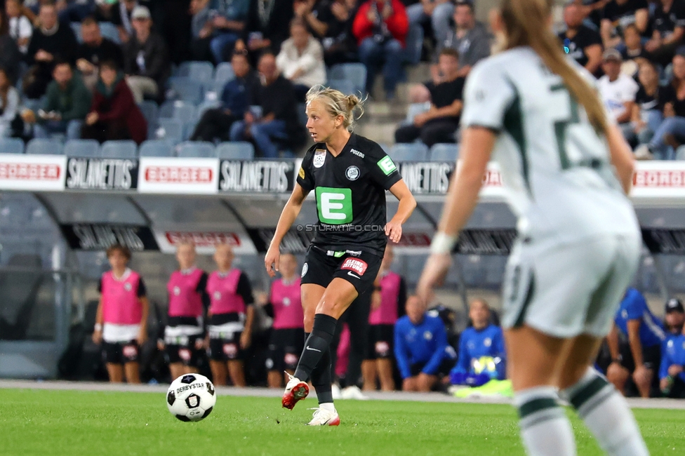 Sturm Frauen - Wolfsburg
UEFA Womens Europa Cup Qualifikation, 2. Runde, SK Sturm Graz Frauen - VfL Wolfsburg, Stadion Graz-Liebenau, 30.09.2026.Foto zeigt Sara Pavlovic (Sturm Frauen)
