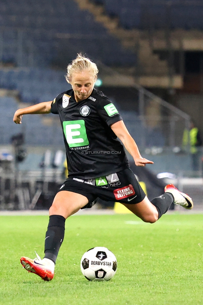 Sturm Frauen - Wolfsburg
UEFA Womens Europa Cup Qualifikation, 2. Runde, SK Sturm Graz Frauen - VfL Wolfsburg, Stadion Graz-Liebenau, 30.09.2026.Foto zeigt Sara Pavlovic (Sturm Frauen)
