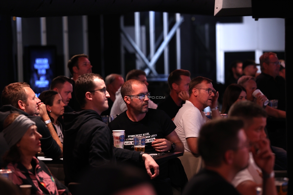 4. Sturmhistorischer Themenabend
4. Sturmhistorischer Themenabend - 20 Jahre Zwangsausgleich, Sportsbar - Das Eggenberg, Graz, 02.10.2026.

Foto zeigt Gaeste
