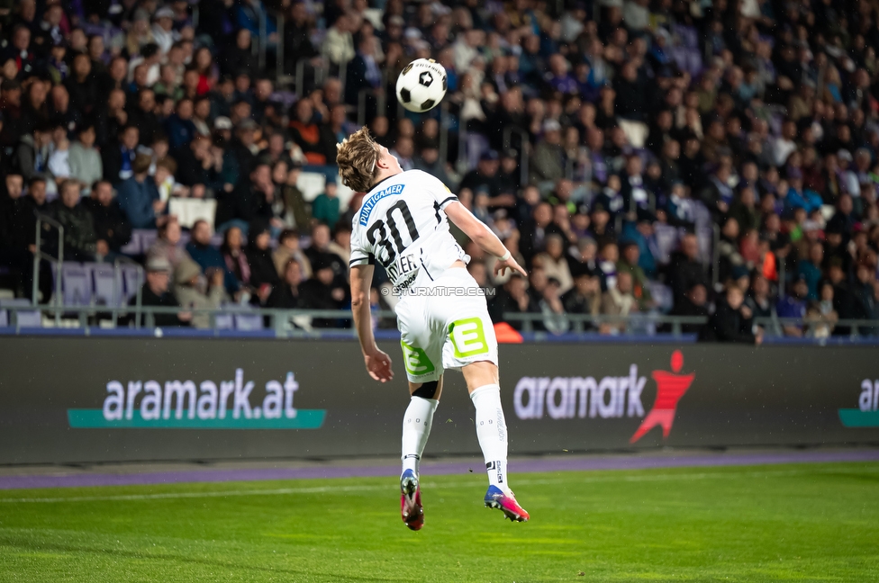 Austria Wien - Sturm Graz
Oesterreichische Fussball Bundesliga, 8. Runde, FK Austria Wien - SK Sturm Graz, Franz Horr Stadion Wien, 10.10.2026.

Foto zeigt Paul-Friedrich Koller (Sturm)
